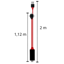 Load image into Gallery viewer, HMDI Adapter Cable for Phones and Tablets