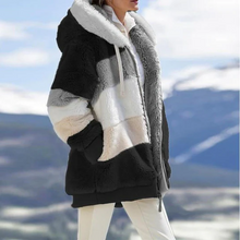 Load image into Gallery viewer, Multicolored Hooded Coat