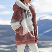 Load image into Gallery viewer, Multicolored Hooded Coat
