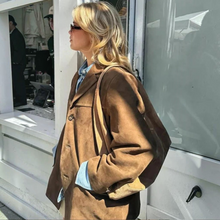 Load image into Gallery viewer, Brown Single-breasted Jacket