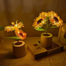 Load image into Gallery viewer, Sunflower Lamp Artificial Sunflower in Pot with LED Lights for Valentine's Day, Mother's Day and Birthday Gifts