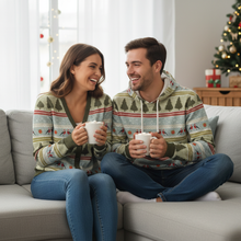 Load image into Gallery viewer, Christmas 3D Print Cardigan Style Hoodie