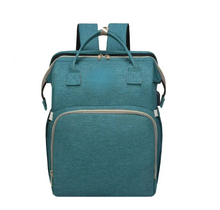 Load image into Gallery viewer, Portable Folding Crib and Large Capacity Diaper Backpack