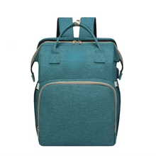 Load image into Gallery viewer, Portable Folding Crib and Large Capacity Diaper Backpack