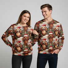 Load image into Gallery viewer, Christmas Tree Pendant 3D Print Holiday Sweatshirt