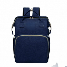 Load image into Gallery viewer, Portable Folding Crib and Large Capacity Diaper Backpack
