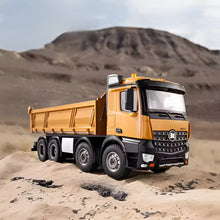 Load image into Gallery viewer, Metal Remote Control Dump Truck 1/14 Scale 15 Channel Construction Vehicle Toy