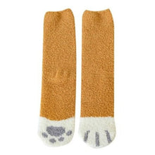 Load image into Gallery viewer, Warm Cat Paw Winter Socks