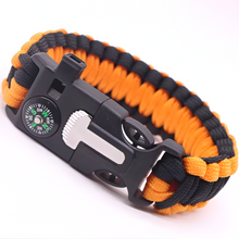 Load image into Gallery viewer, Outdoor Multi-Function Paracord Survival Bracelet with Fire Starter and Emergency Rope