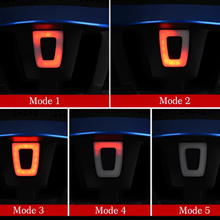 Load image into Gallery viewer, USB Rechargeable Waterproof LED Bike Tail Light for Night Riding Safety