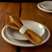 Load image into Gallery viewer, Wooden Napkin Ring Engraved Decor