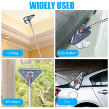 Load image into Gallery viewer, Rotating Triangle Wall Mop with Adjustable Long Handle