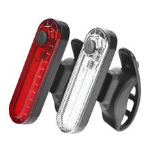 Load image into Gallery viewer, USB Rechargeable Rear Bike Tail Light – Ultra-Bright Red LED Cycle Safety Light