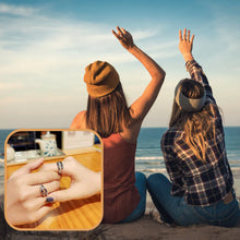 Load image into Gallery viewer, Adjustable Silver Hug Ring