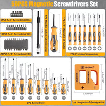 Load image into Gallery viewer, Magnetic Screwdrivers Set with Case (43 PCS)