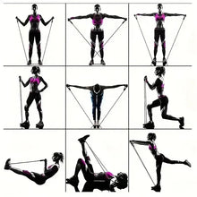 Load image into Gallery viewer, 11 Piece Resistance Bands Set for Home Fitness