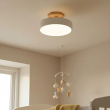 Load image into Gallery viewer, Modern LED Round Ceiling Light, Sleek Minimal Semi-Flush Mount