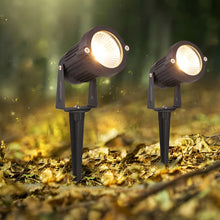 Load image into Gallery viewer, LED COB Outdoor Garden Spotlight with Waterproof Lawn Spike - 12 pieces pack