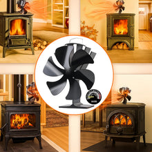 Load image into Gallery viewer, Wood Stove Fan, Silent Heat Diffusion for Efficient Warmth