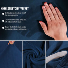 Load image into Gallery viewer, 2 Seat Recliner Cover with Cup Holders Soft Non Slip 12 Colors