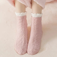 Load image into Gallery viewer, Women’s Cozy Coral Fleece Warm Socks