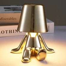 Load image into Gallery viewer, Little Golden Man Table Lamp