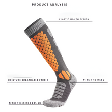 Load image into Gallery viewer, Merino Wool Thermal Outdoor Socks for Hiking Skiing and Cold Weather