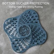 Load image into Gallery viewer, Spiral Drain Hair Catcher with Suction Cup Base and Lift Handle