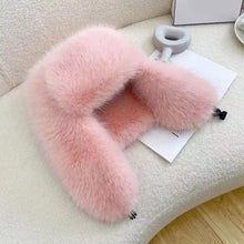 Load image into Gallery viewer, Plush Faux Fur Earflap Hat
