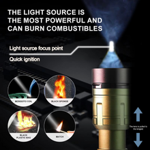 Load image into Gallery viewer, 3000 Lumen Outdoor Zoom Waterproof Flashlight with Adjustable Focus