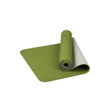 Load image into Gallery viewer, TPE Yoga Mat Non Slip Double Layer Exercise and Pilates Mat with Carry Bag