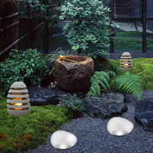 Load image into Gallery viewer, Solar Pebble ABS Sandblasted LED Outdoor Landscape Glass Light