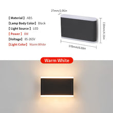 Load image into Gallery viewer, Versatile LED Wall Light for Indoor and Outdoor Use