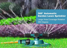 Load image into Gallery viewer, Automatic 360 Degree Rotary Lawn Sprinkler