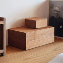 Load image into Gallery viewer, Minimalist Wooden Desktop Storage Box Organizer