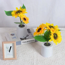 Load image into Gallery viewer, Sunflower Lamp Artificial Sunflower in Pot with LED Lights for Valentine's Day, Mother's Day and Birthday Gifts