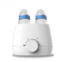 Load image into Gallery viewer, Dual Bottle Milk Warmer with Constant Temperature and Sterilization
