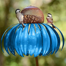 Load image into Gallery viewer, Metal Bird House Garden Feeder