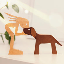Load image into Gallery viewer, Natural Wood Animal Statue for a Warm Home Atmosphere