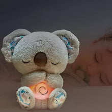 Load image into Gallery viewer, Anxiety Relief Koala Plush Toy with Music, Lights and Rhythmic Breathing Motion