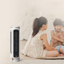 Load image into Gallery viewer, USB Rechargeable Desktop Tower Fan – Ultra-Quiet 3-Speed Circulator with Wide-Angle Airflow