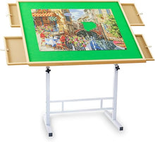 Load image into Gallery viewer, Adjustable Puzzle Table with Drawers for up to 1500 Pieces