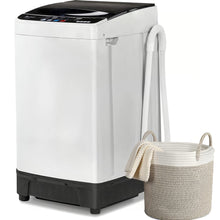Load image into Gallery viewer, Full Automatic Portable Washing Machine, 15.6 lbs Top Load Washer with Drain Pump and 10 Wash Programs