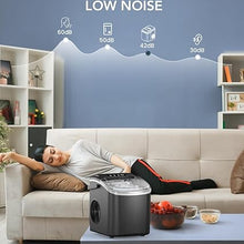 Load image into Gallery viewer, Portable Countertop Ice Maker – Efficient, Self-Cleaning Machine with Ice Scoop and Basket
