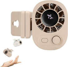 Load image into Gallery viewer, Portable Car Clip Fan – 360° Rotating USB Rechargeable Mini Fan with Clamp