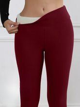 Load image into Gallery viewer, Women's High Waist Velvet Thermal Leggings