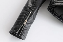 Load image into Gallery viewer, Leather Biker Jacket