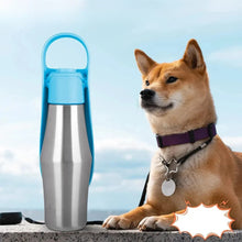 Load image into Gallery viewer, Dog Water Bottle, Leak-Proof Travel Hydration Bottle with Bowl