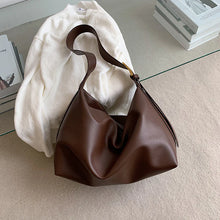 Load image into Gallery viewer, Large Capacity PU Leather College Tote Bag