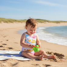 Load image into Gallery viewer, Breathable Infant One-piece Swimsuit for Girls, Cute Summer Sleeveless Swimwear